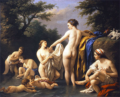 Venus and Nymphs Bathing, 1776 | Lagrenee | Painting Reproduction