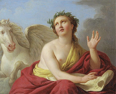 Poetry, 1765 | Lagrenee | Gemälde Reproduktion