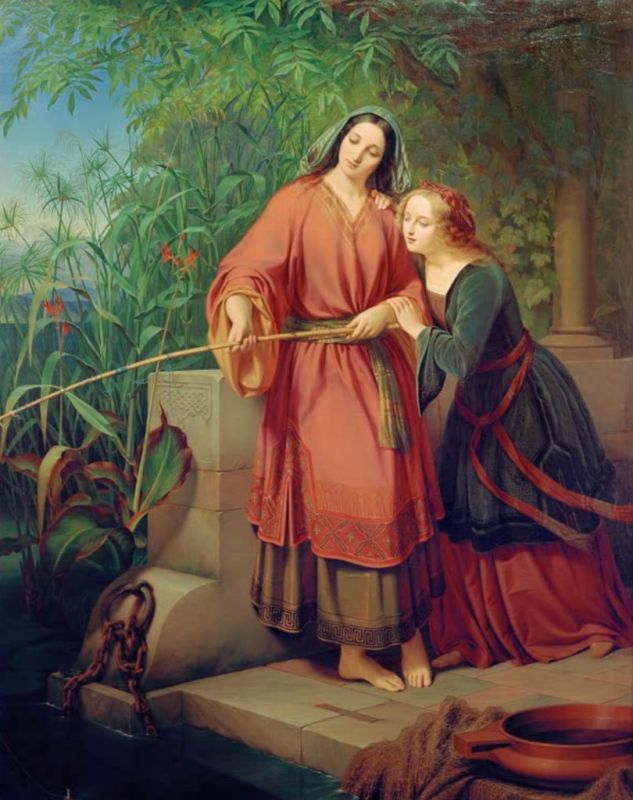 Angelnde Mädchen, 1838 | Louis Ammy Blanc