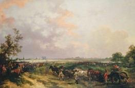 Warley Camp: The Review, 1780 by Philip James de Loutherbourg | Painting Reproduction