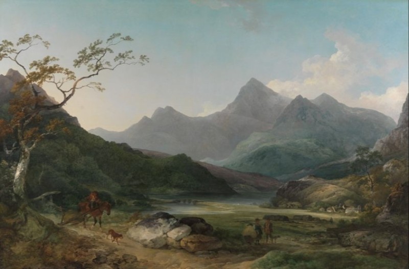 Snowdon von Capel Curig, 1787 | Philip James de Loutherbourg