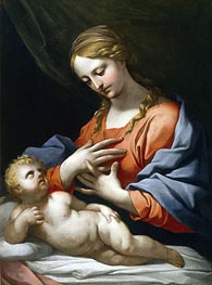 Virgin and Child, Undated von Lubin Baugin | Gemälde-Reproduktion