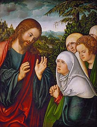 Christ's Farewell to the Holy Women, c.1520 by Lucas Cranach | Painting Reproduction