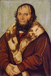 Portrait of Magdeburg Theologians Dr. Johannes Schöner | Lucas Cranach | Painting Reproduction