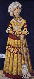 Herzogin Katharina von Mecklenburg | Lucas Cranach | Gemälde Reproduktion