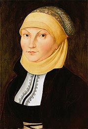 Katharina Luther, 1528 by Lucas Cranach | Painting Reproduction