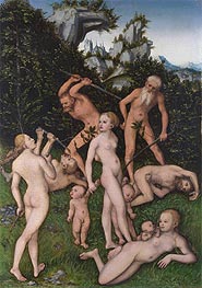 The Close of the Silver Age, c.1530 by Lucas Cranach | Painting Reproduction