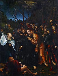 Gefangennahme Christi | Lucas Cranach | Gemälde Reproduktion