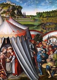 The Death of Holofernes, 1531 von Lucas Cranach | Gemälde-Reproduktion