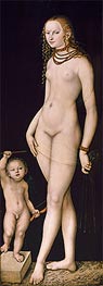 Venus and Cupid, c.1530 von Lucas Cranach | Gemälde-Reproduktion
