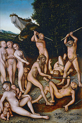 The Silver Age (The Effects of Jealousy), 1535 | Lucas Cranach | Gemälde Reproduktion