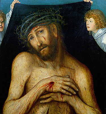 Christ with the Crown of Thorns | Lucas Cranach | Painting Reproduction