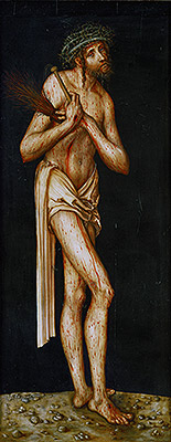 Christ of Sorrow | Lucas Cranach | Painting Reproduction