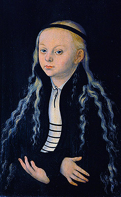 Magdalena Luther, c.1540 | Lucas Cranach | Painting Reproduction