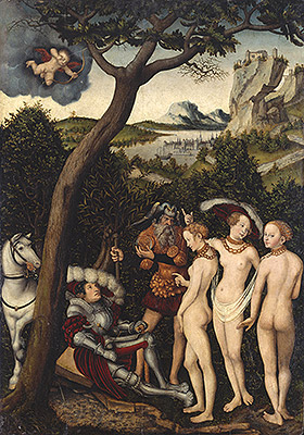 The Judgment of Paris | Lucas Cranach | Painting Reproduction