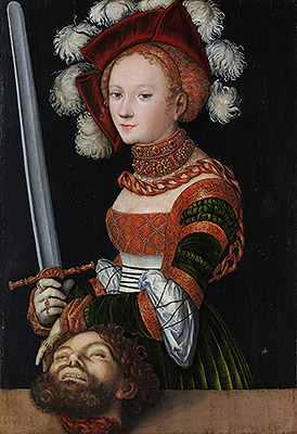 Judith with the Head of Holofernes, c.1530 | Lucas Cranach | Painting Reproduction