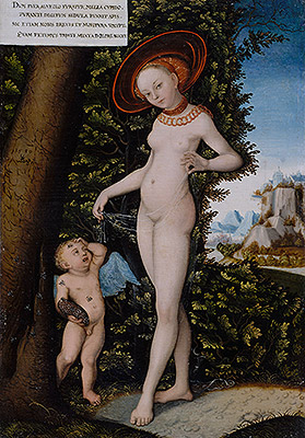 Venus with Cupid the Honey Thief, n.d. | Lucas Cranach