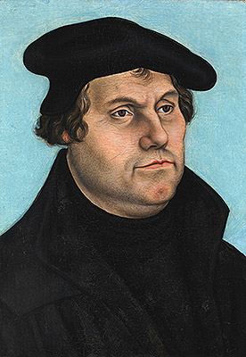Martin Luther, undated | Lucas Cranach | Painting Reproduction