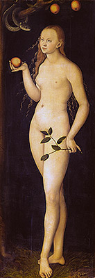 Eve, 1528 | Lucas Cranach | Painting Reproduction