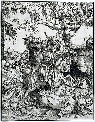 St. George Slaying the Dragon, c.1510/15 | Lucas Cranach | Painting Reproduction