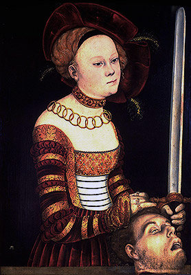 Judith with the Head of Holofernes, c.1537/40 | Lucas Cranach | Painting Reproduction