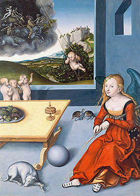 Melancholy, 1532 by Lucas Cranach | Painting Reproduction