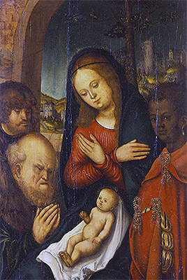 Die Anbetung der Könige | Lucas Cranach | Gemälde Reproduktion