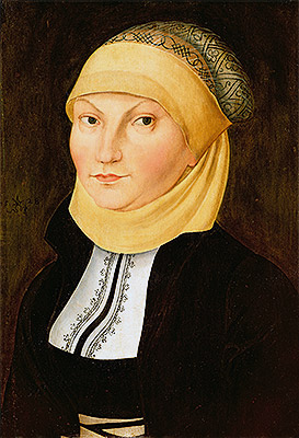 Katharina Luther, 1528 | Lucas Cranach | Gemälde Reproduktion