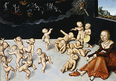 Melancholia, undated | Lucas Cranach | Painting Reproduction