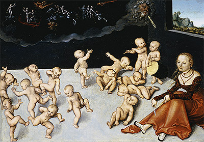 Melancholie | Lucas Cranach | Gemälde Reproduktion