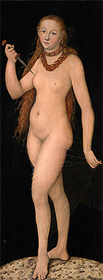 The Death of Lucretia, c.1524 by Lucas Cranach | Painting Reproduction