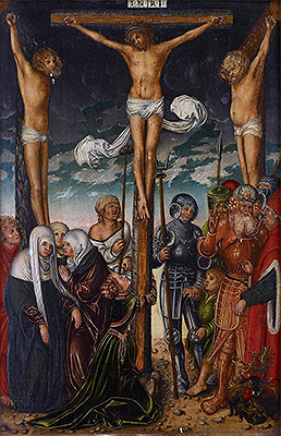 The Crucifixion, n.d. by Lucas Cranach | Painting Reproduction