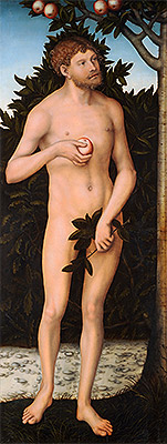 Adam | Lucas Cranach | Gemälde Reproduktion