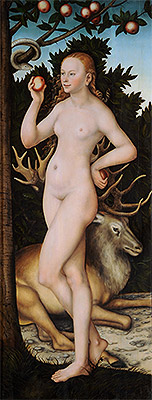 Eve, c.1537 | Lucas Cranach | Painting Reproduction
