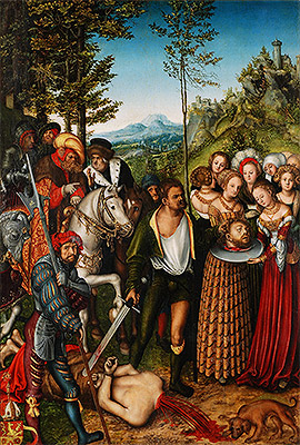 The Beheading of St John the Baptist, 1515 by Lucas Cranach | Painting Reproduction