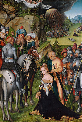 The Beheading of St Catherine, c.1515 by Lucas Cranach | Painting Reproduction