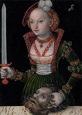 Judith and Holofernes, n.d. by Lucas Cranach | Painting Reproduction