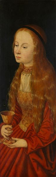 St Barbara | Lucas Cranach | Painting Reproduction