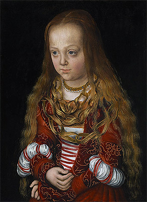 A Princess of Saxony, c.1517 | Lucas Cranach | Gemälde Reproduktion