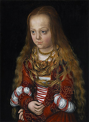 A Princess of Saxony, c.1517 by Lucas Cranach | Painting Reproduction
