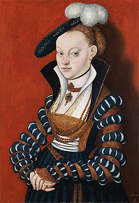 Portrait of Christiane of Eulenau, 1534 | Lucas Cranach | Painting Reproduction