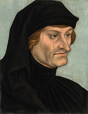 Portrait of Rudolph Agricola | Lucas Cranach | Painting Reproduction