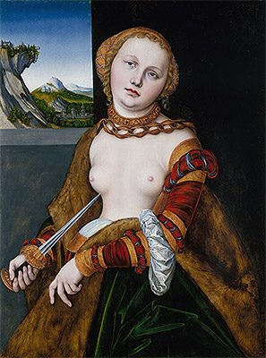 Lucretia, 1530 | Lucas Cranach | Painting Reproduction