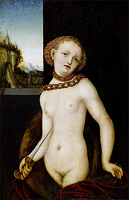 Lucretia | Lucas Cranach | Gemälde Reproduktion