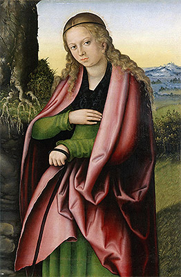 Die Heilige Margareta | Lucas Cranach | Gemälde Reproduktion