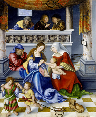 The Altarpiece of the Holy Kinship | Lucas Cranach | Painting Reproduction