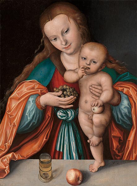 Madonna mit Kind | Lucas Cranach | Gemälde Reproduktion