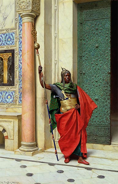 Nubian Guard, 1895 | Ludwig Deutsch | Painting Reproduction