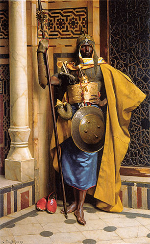 The Palace Guard, 1892 | Ludwig Deutsch | Painting Reproduction