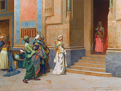 Das Angebot, 1897 | Ludwig Deutsch | Gemälde Reproduktion